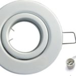 Spot para dicroica de embutir movil blanco