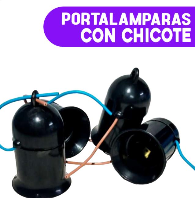 WhatsApp Image 2021-03-20 at 15.47.21 Portalamparas con chicote rosca e 27 ideal obras - Imagen 1