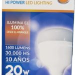 Lampara led hipower alta potencia 20 w luz blanca