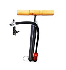 inflador Inflador de pie metal con recuperador para bicicleta, moto - Image 1